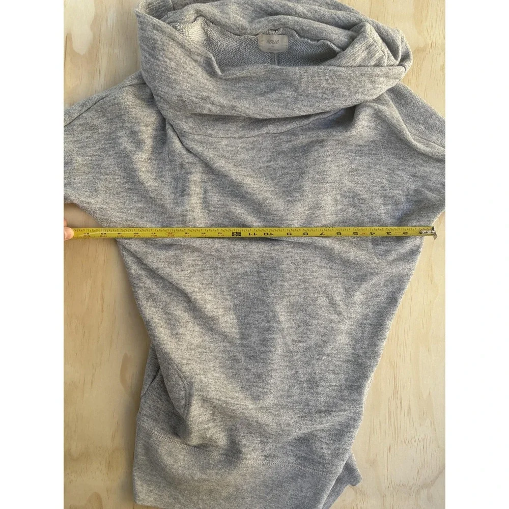 Aerie Sweater Womens Large Gray Cowl Neck Knit‎ Long Sleeve Pullover Cozy